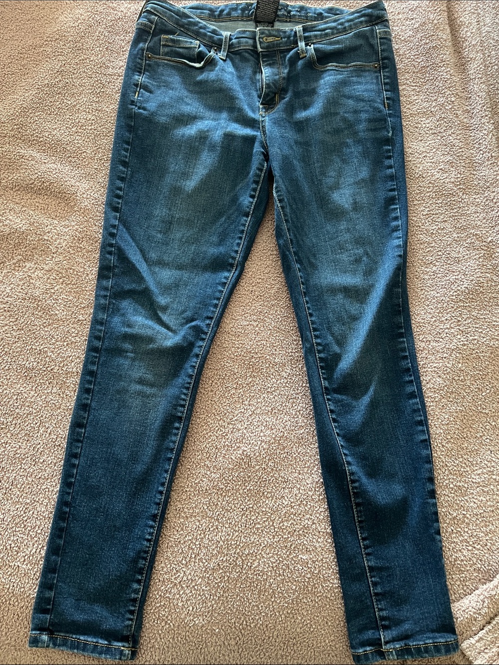 Mossimo Supply Co. Dark Blue Skinny Jeans